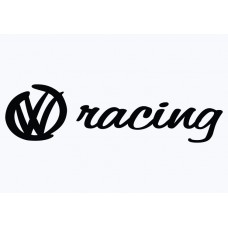 VW Racing Adhesive Vinyl Sticker #1