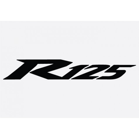 Yamaha R125 Badge Adhesive Vinyl Sticker