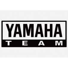 Yamaha Team Badge Adhesive Vinyl Sticker