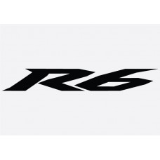 Yamaha R6 Badge 2 Adhesive Vinyl Sticker