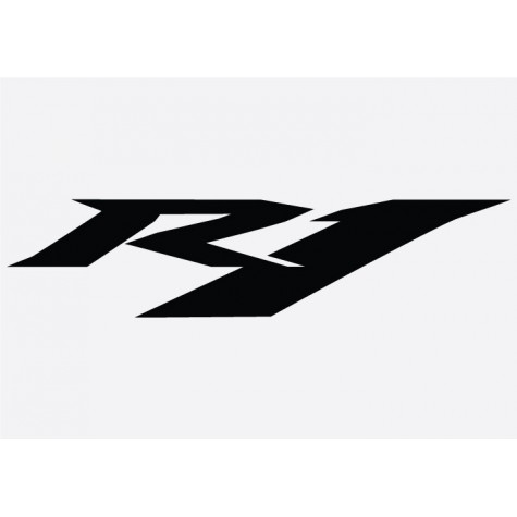 Yamaha R1 Badge #2 Adhesive Vinyl Sticker