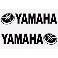 Yamaha Badge 3 Adhesive Vinyl Sticker