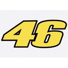 Yamaha '46' Adhesive Vinyl Sticker