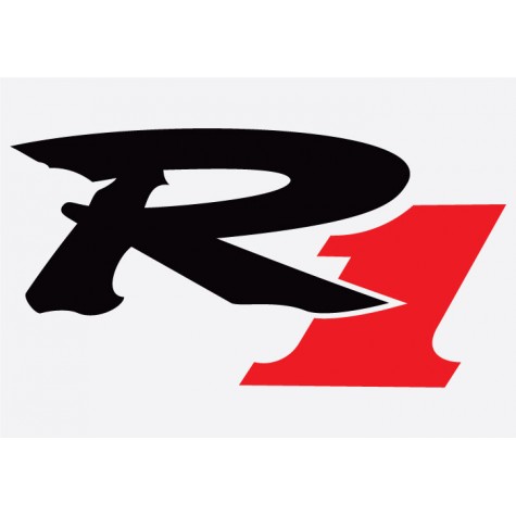 Yamaha R1 Badge Adhesive Vinyl Sticker