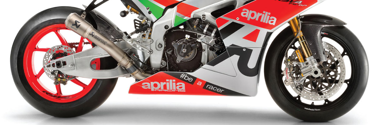 aprilia Factory Racing Motorcycle Laminated Decals Stickers