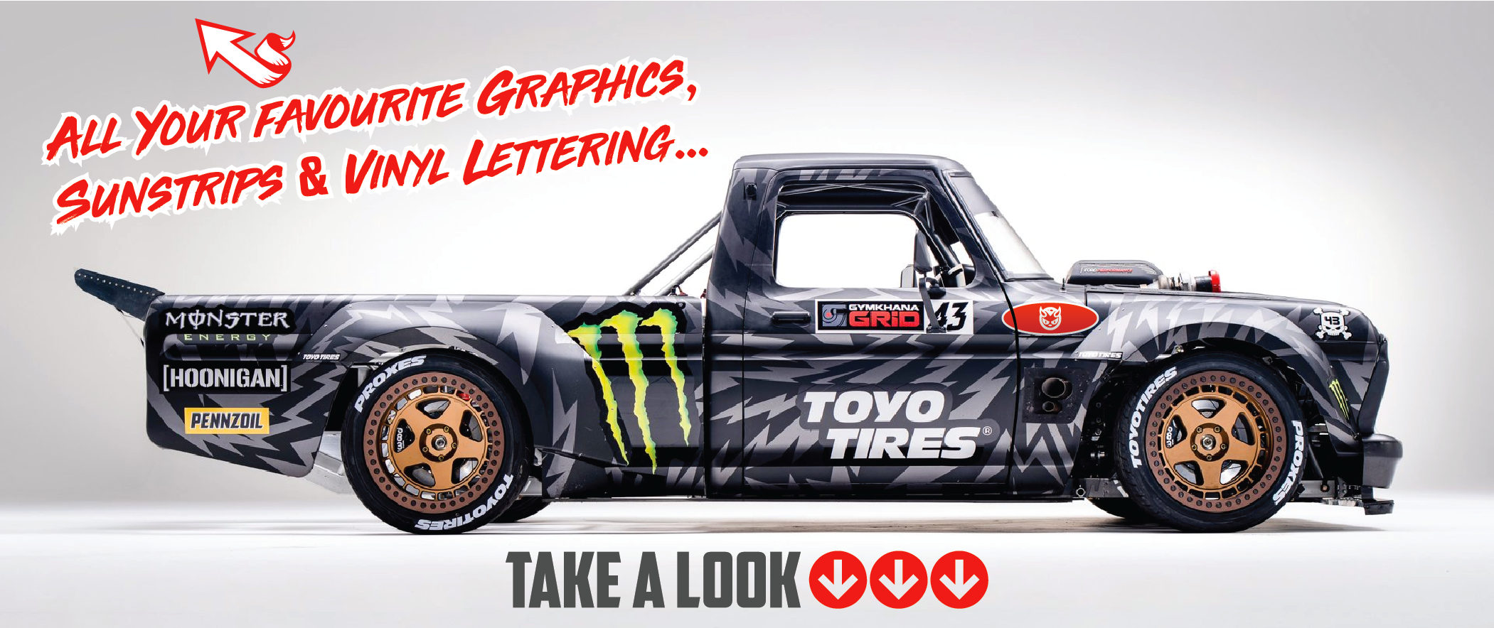 Car Graphics And Car Stickers by Demon Graphics Adhesive Vinyl Lettering