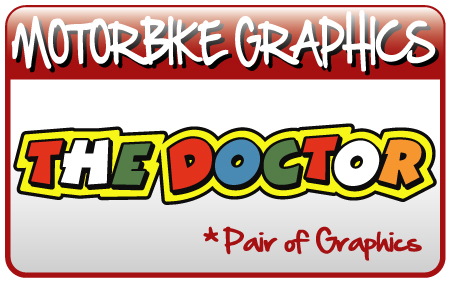 Bike Decal (Pair of) 46 Doctor 46 doctor. Bike Decal (Pair of) 46 Doctor