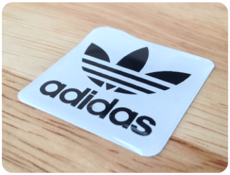 Adidas W/B Domed Retro Sticker Adidas W/B Domed Retro Sticker