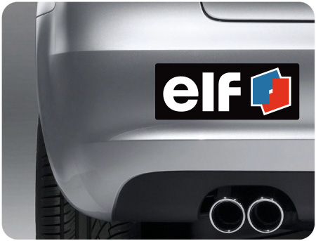 Наклейка elf renault