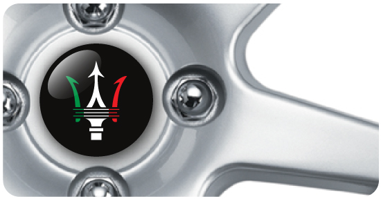 Wheel Centre Badges - Maserati Italia (set of 4) Wheel Centre Badges - Maserati Italia (set of 4)