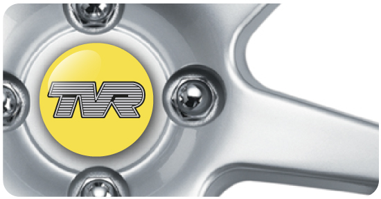 Wheel Centre Badges - TVR 2 (set of 4) Wheel Centre Badges - TVR 2 (set of 4)