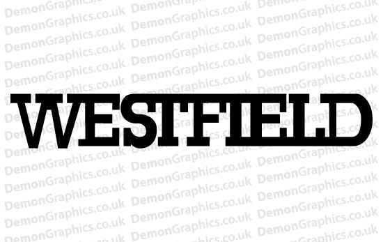 Westfield 3 Sticker Westfield 3 Sticker
