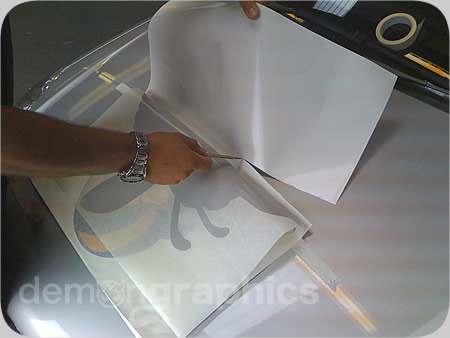 Fitting car stickers bad bee 2