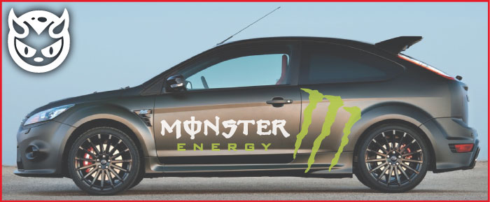 Car Graphics 031 Monster Energy £75.00 both sides [Car Graphics 031