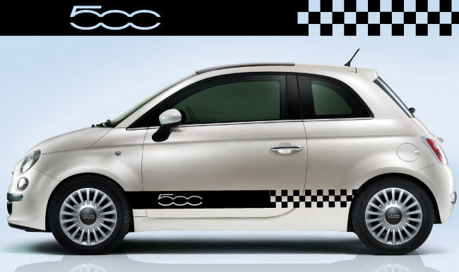 fiat 500 graphics car graphics by demon graphics makers of high