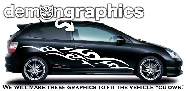 Car Graphics 003 �65.00 both sides