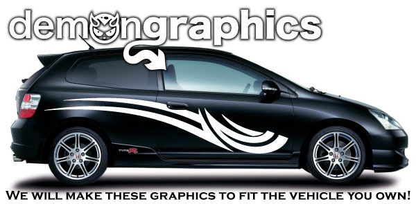 Car Graphics 010 �65.00 both sides
