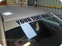 Custom Sunstrip
