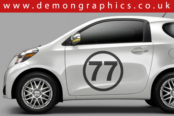 door numbers car graphics by demon graphics makers of high