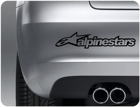 alpinestars sticker (pair) alpinestars sticker (pair)
