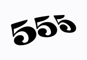 Subaru 555 Vinyl Decal (Pair)