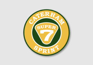 Caterham Badge Vinyl Decal (Full Colour – Pair)