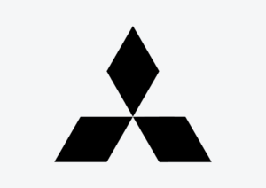 Mitsubishi Badge Vinyl Decal (Pair)
