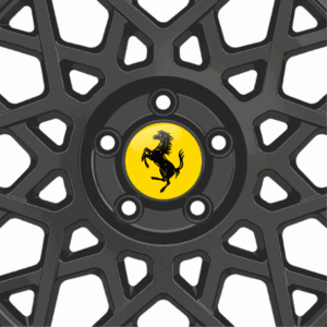 Ferrari Gel Domed Wheel Badges (Set of 4)