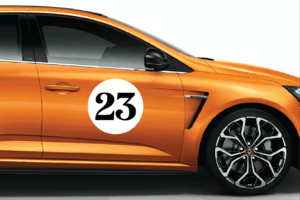 Door Race Numbers Set #1 Stickers