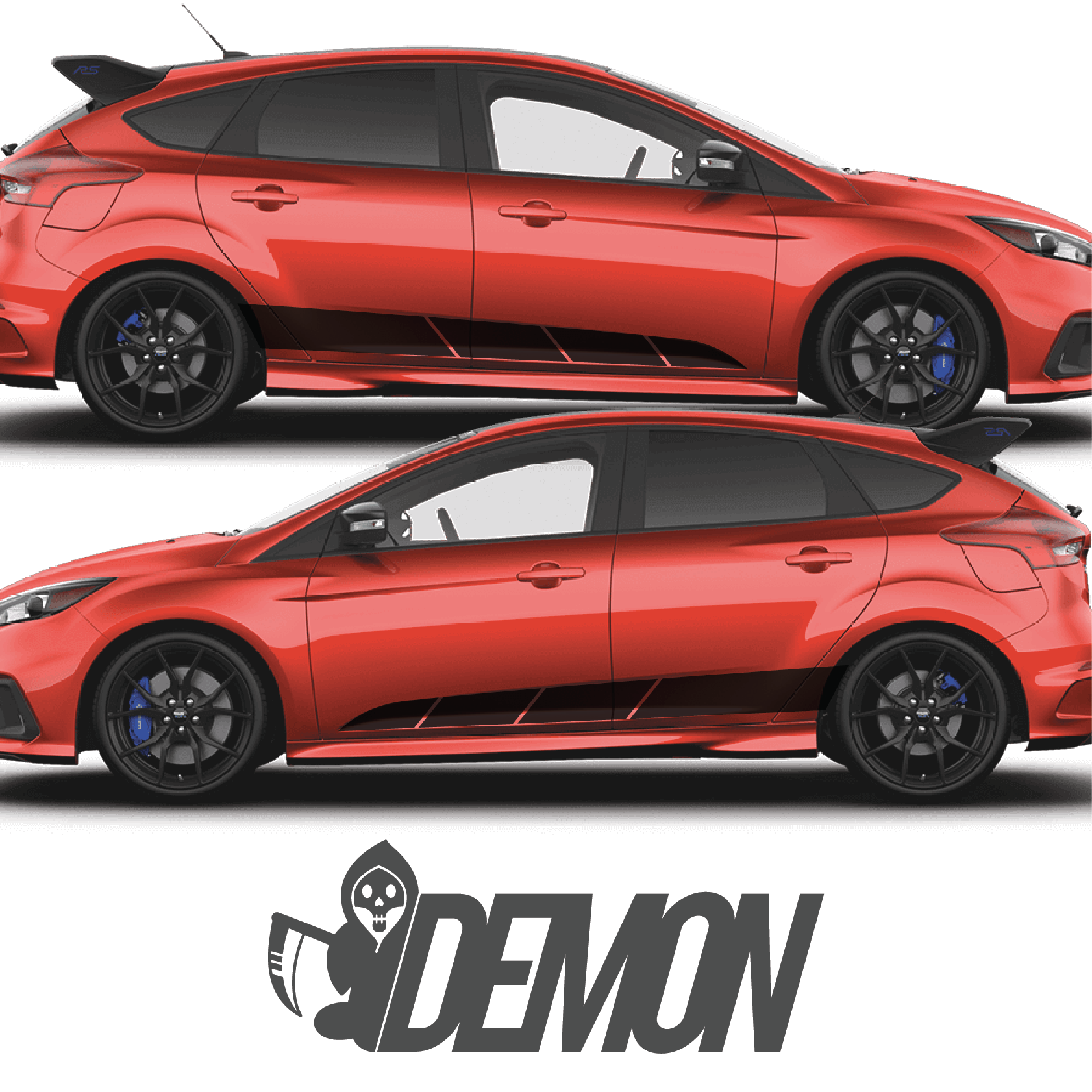 Ford Side Graphics #1 - Demon Graphics