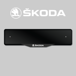 Skoda Premium Acrylic Number Plate Surround