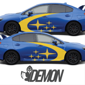 Subaru Impreza Oversized Swoosh Side Graphics