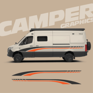 Dynamic Swoosh Campervan Graphics