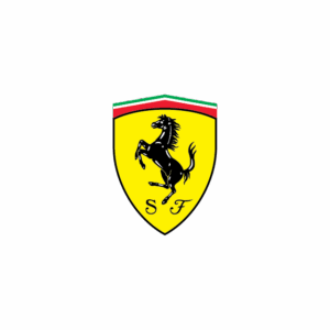Ferrari Badge Vinyl Decal (Full Colour – Pair)