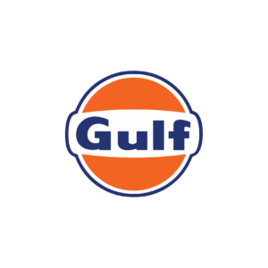 Gulf Oil Vinyl Decal (Pair)