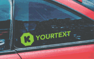 Kick Personalised Sticker (Pair)