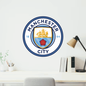 Manchester City Football Club Badge Wall Sticker