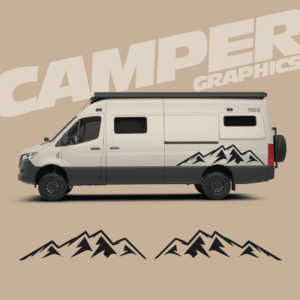 Mountain Scape Campervan Graphics