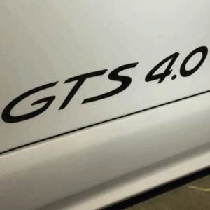 Porsche 718 Cayman GTS 4.0 Door Decals (Pair)
