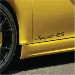 Porsche 718 Spyder RS Door Decals (Pair)