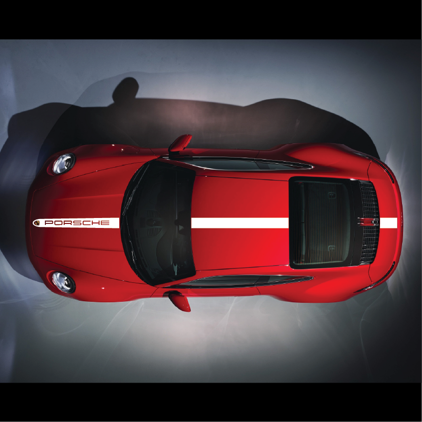 Porsche Motorsport Stripe Graphics Kit - Demon Graphics