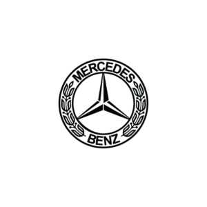 Mercedes-Benz Heritage Badge Vinyl Decal (Pair)