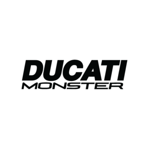 Ducati Monster Badge Vinyl Decal (Pair)