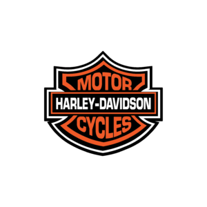Harley Davidson Logo Badge Vinyl Decal (Pair)