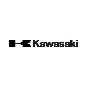 Kawasaki Badge Vinyl Decal (Pair)