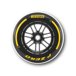 Pirelli P Zero F1 Wheel Vinyl Decal (Pair)