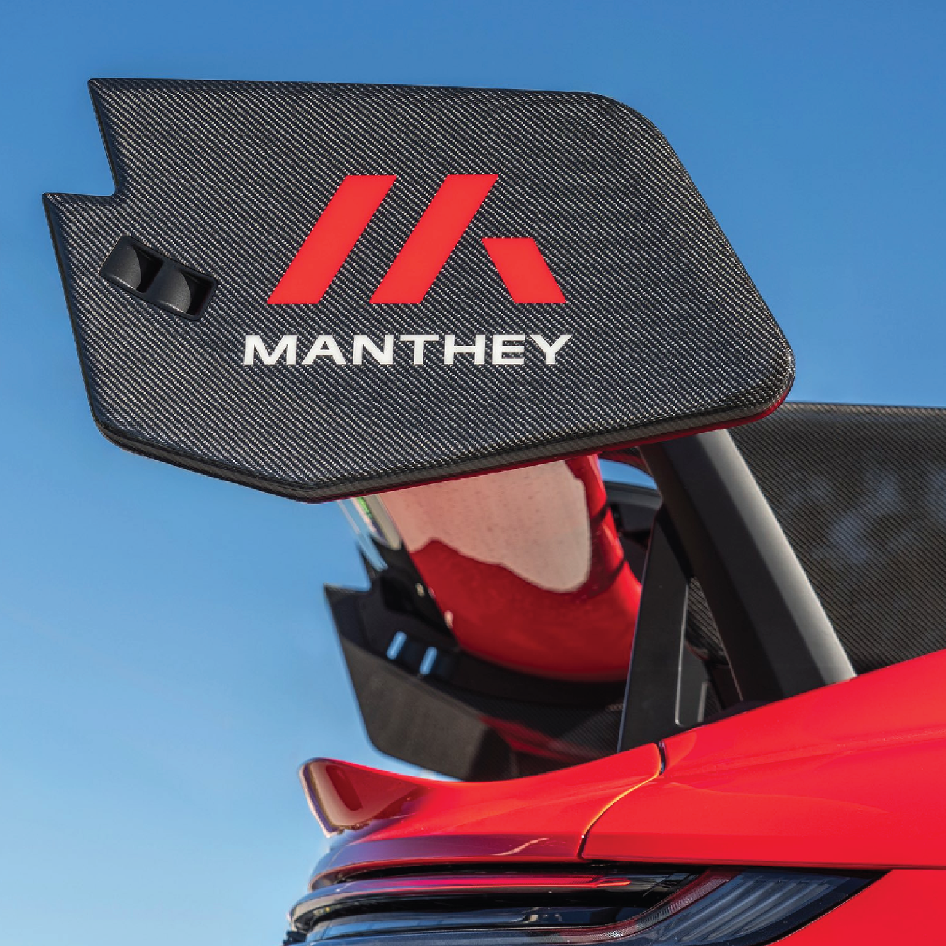 Porsche 911 (992) GT3 Manthay Rear Wing End Plate Decals (Pair)