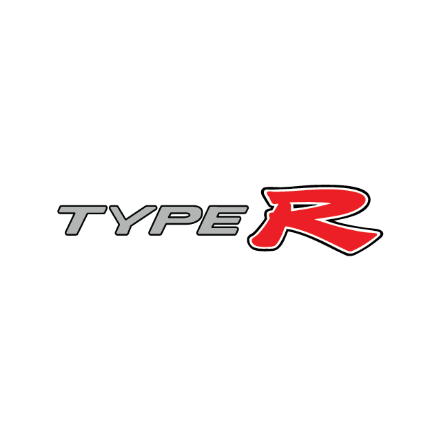 Type R Badge Vinyl Decal (Full Colour - Pair) - Demon Graphics