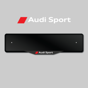 Audi Sport Premium Acrylic Number Plate Surround