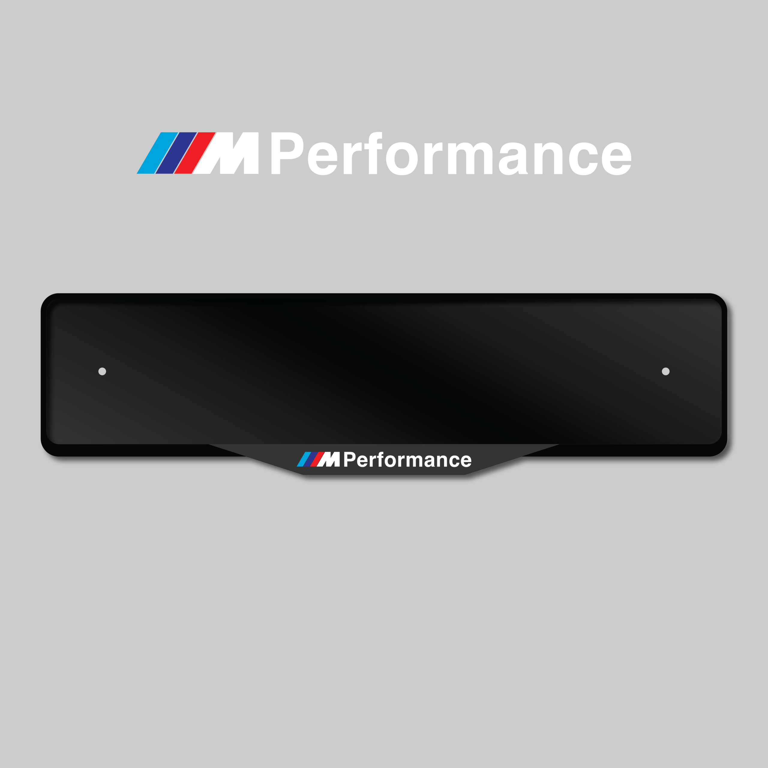 BMW M Sport Performance Premium Acrylic Number Plate Surround